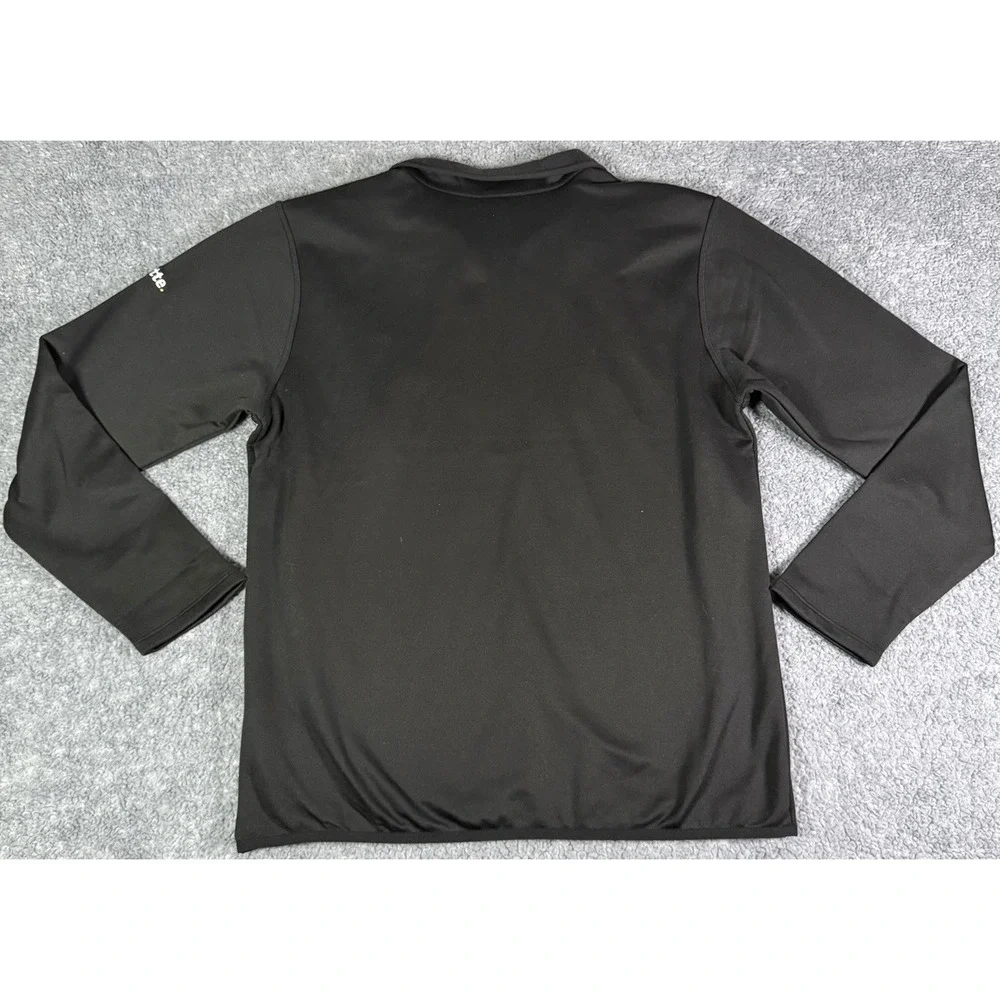 The North Face Skyline Jacket Men's Medium Black Fleece Half Zip Pullover Logo